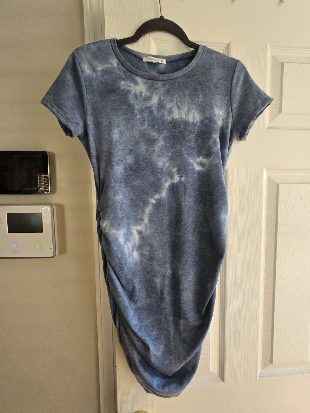 Antik Batik Blue Tie-Dye Midi Dress